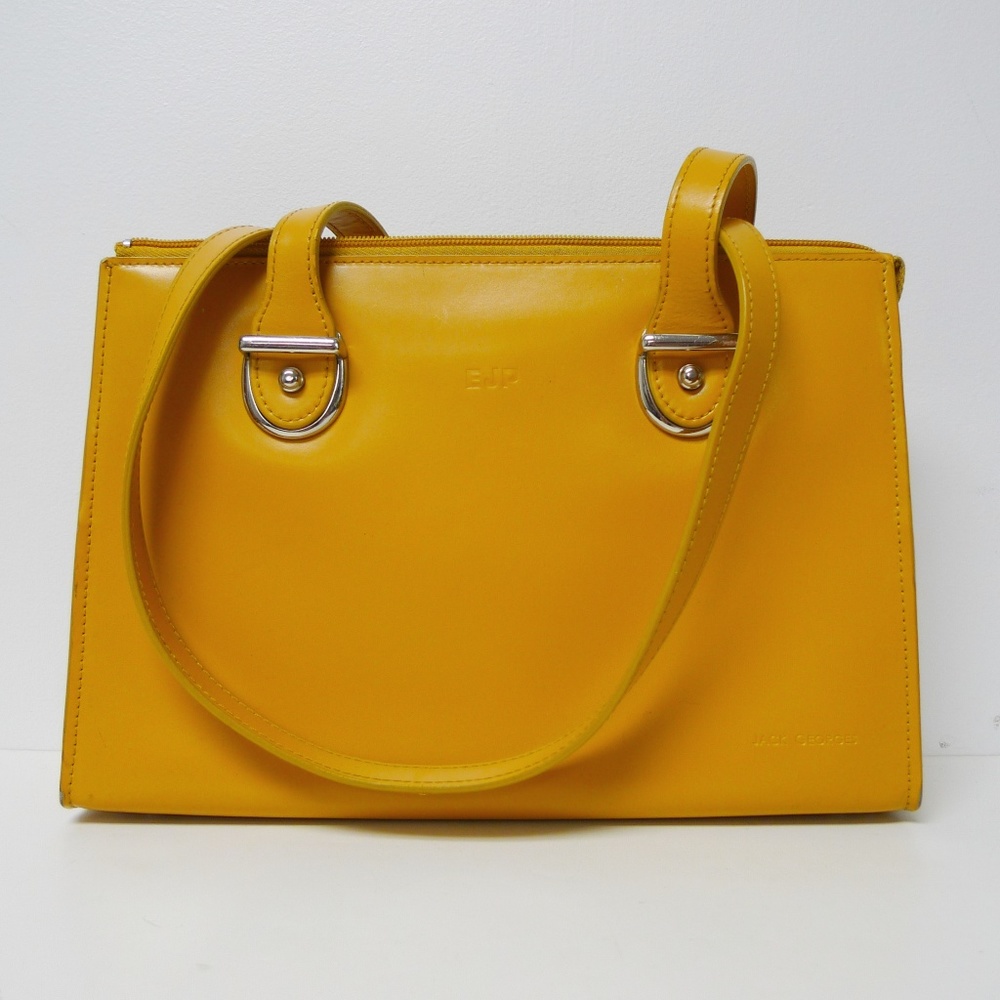 Jack Georges Milano leather shoulder handbag